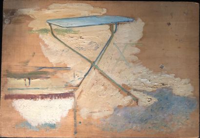 null 
Léon CARRÉ (1878-1942)





Petite planche de bois formant palette ou touche...