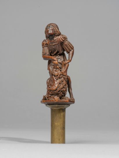 null Hercule et le lion de Némée

En bois fruitier sculpté en ronde-bosse

Italie...