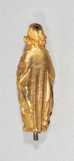 null Saint Peter in chased and gilded bronze, hollow cast.

Hunting element (?)

Germany...