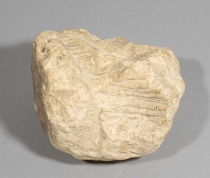 null Head of Christ in limestone

carved, head girded with a crown

of braided thorns.

Middle...