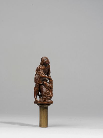 null Hercule et le lion de Némée

En bois fruitier sculpté en ronde-bosse

Italie...