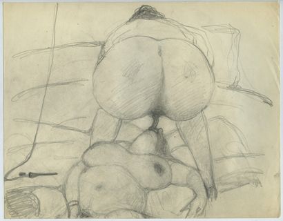 null Frans de GEETERE (1895-1968). Suite enema. 10 drawings, 27 x 21 cm.