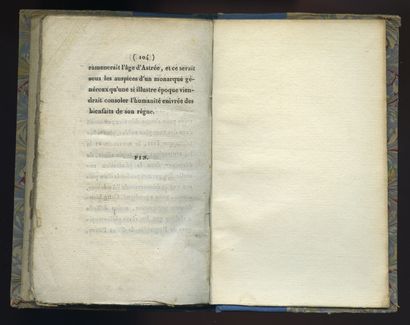 null [CUISIN]. The Nymphs of the Palais-Royal. Roux, 1815. In-16 of 104 pages, blue...