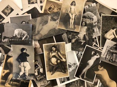 null GRUNDWORTH, BIEDERER and others. Nude studies and miscellaneous, circa 1930-1950....