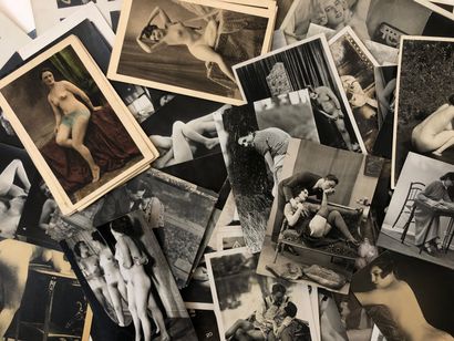 null GRUNDWORTH, BIEDERER and others. Nude studies and miscellaneous, circa 1930-1950....