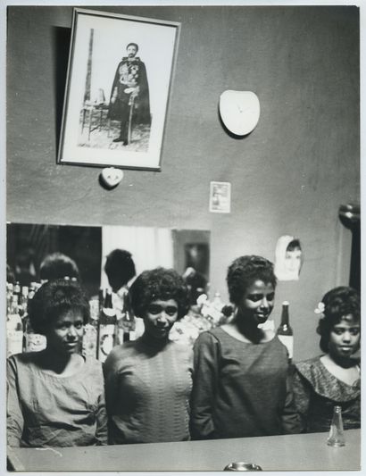 null ETHIOPIA. Reportage on prostitution in Addis Ababa, circa 1960. 13 vintage silver...