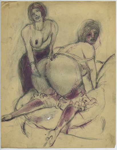 Frans de GEETERE (1895-1968). Nude studies...