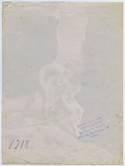 null Vincenzo GALDI (1871-1961). Study of Male Nudes, ca. 1910. Vintage print on...