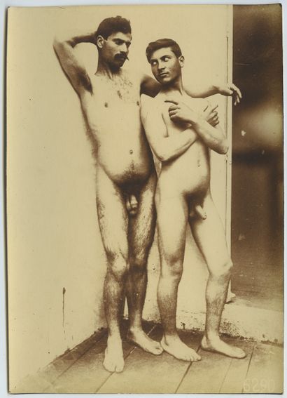 null VON GLOEDEN, GALDI. Studies of male nudes, circa 1930. 17 silver prints, 13...