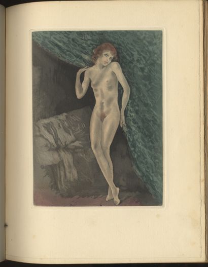 null Pierre LOUŸS - Édouard CHIMOT. Unpublished poems 1887-1924. Original etchings...