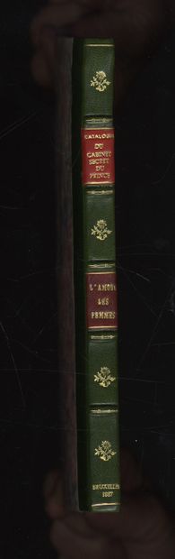 null THE GALITZIN. [Gustave LEHEC]. Catalog of the Secret Cabinet of Prince G***....