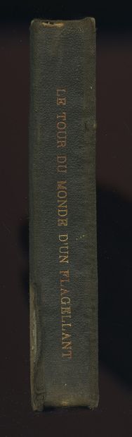 null GRISP. Le Tour du monde d'un flagellant, vers 1900. Album in-8 à l'italienne,...