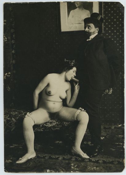 null RUSSIA. SAINT-PETERSBURG. Pornographic scenes in costume, circa 1900. 31 period...