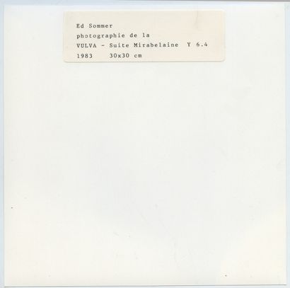 null SUISSE. Ed. SOMMER (1932-2015). Compositions, vers 1985. 17 épreuves argentiques...
