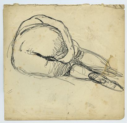 null Frans de GEETERE (1895-1968). Nude studies and erotic scenes. 17 drawings in...