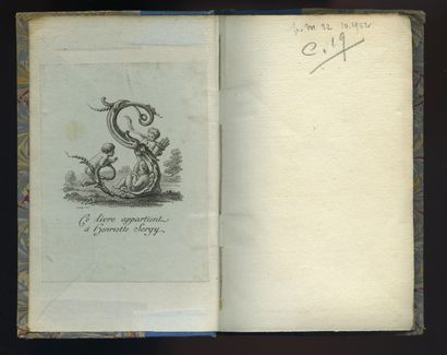 null [CUISIN]. Les Nymphes du Palais-Royal. Roux, 1815. In-16 de 104 pages, demi-percaline...