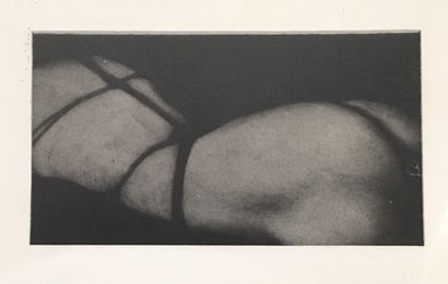 null Richard LAILLIER (born 1961). Forced Camber, 2011. Eraser on black pencil, 9.5...