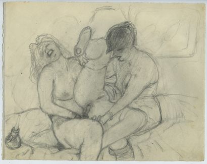 null Frans de GEETERE (1895-1968). Suite enema. 10 drawings, 27 x 21 cm.