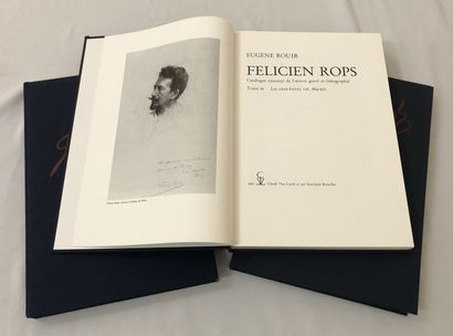 null Eugène ROUIR. Catalogue de l'œuvre gravé et lithographié de Félicien Rops, Claude...