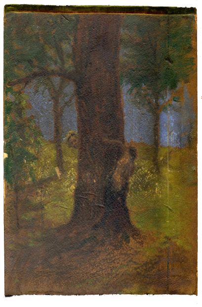 null 
CURIOSA.

Heinrich LOSSOW (1840-1897). Hide-and-seek, nymph faun, circa 1870....