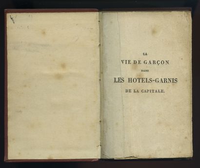 null [CUISIN]. La Vie de garçon dans les hôtels garnis de la capitale. At the main...