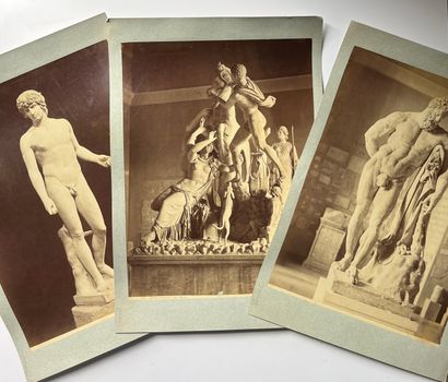null Giorgio Sommer (1834-1914) 

Italy, Antique Sculptures, Naples 

Bacchus and...