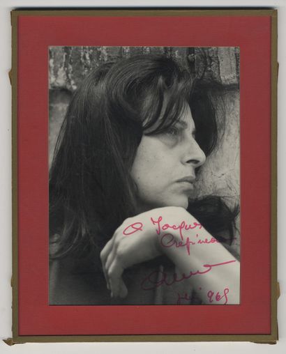 null Anna MAGNANI (1908-1973), Italian actress. Framed vintage silver print, 23 x...