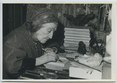null RACHILDE, née Margueritte EYMERY (1860-1953), femme de lettres. Épreuve argentique...