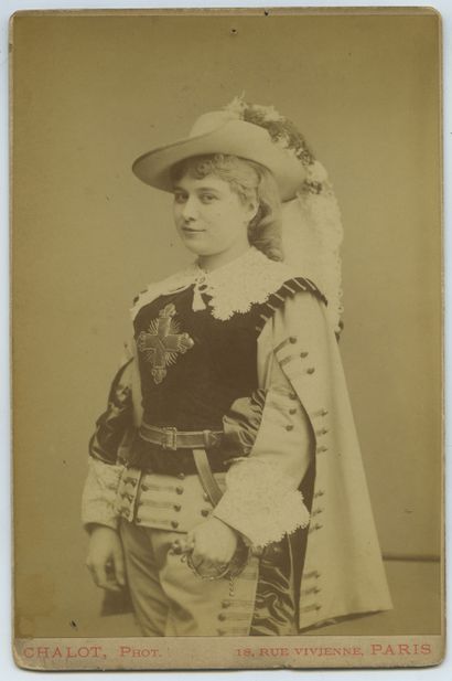 null [COURTISANES] Marguerite UGALDE (1861-1940), cantatrice mezzo-soprano. Épreuve...