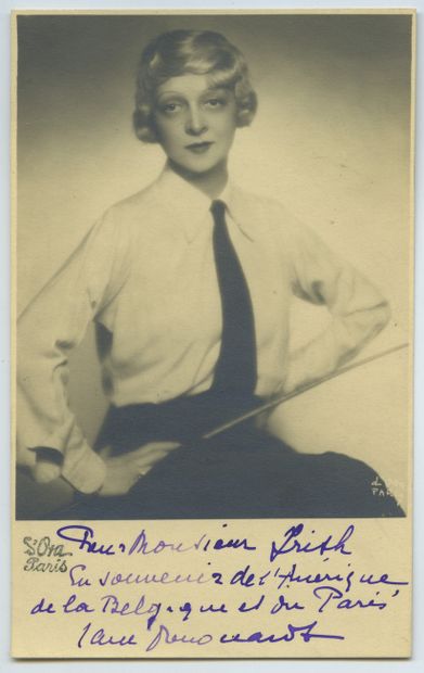 null Jane RENOUARDT (1890-1972), actrice de cinéma muet. Épreuve argentique d'époque,...