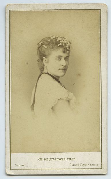 null [COURTISANES] Blanche PIERSON (1842-1919), actrice et demi-mondaine. Épreuve...