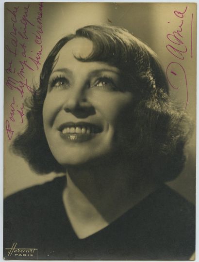 null DAMIA (1889-1978), chanteuse et actrice. Épreuve argentique d'époque, 24 x 18...