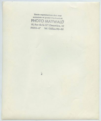 null [MODE] Willy MAYWALD (1907-1985). Photographie de mode. 6 épreuves argentiques...