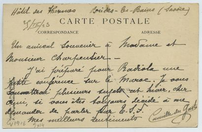 null Camille du GAST (1868-1942), musicienne, exploratrice et féministe française...