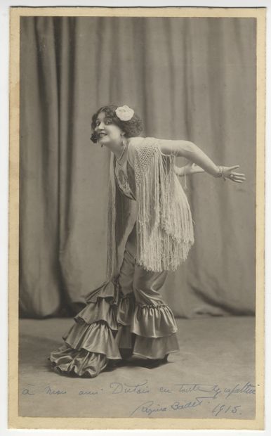 Régina BADET (1876-1949), actrice et danseuse,...
