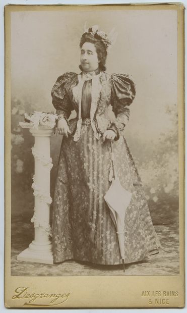 null Madame de STOLZ, dite Fanny de BÉGON (1820-1892), écrivaine. Épreuve argentique...