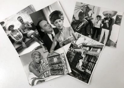 null Martine CAROL (1920-1967), actress. 5 silver prints, various sizes.