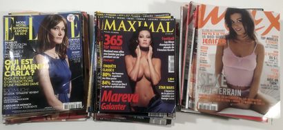null [MORE THAN 500 MAGAZINES]. Journals and magazines, including Lui, Playboy, Entrevue,...