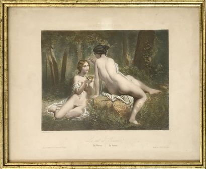 null Joseph FELON. The Birds' Nest, The Mysteries of the Woods, ca. 1840. Romantic...