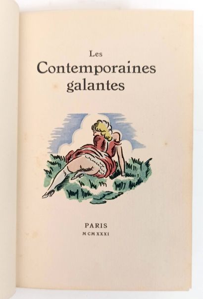 null [DIGNIMONT (André)] - [DUMARCHEY (Pierre), called Pierre MAC ORLAN]. Les Contemporaines...