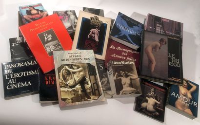 null [39 PHOTO BOOKS]. Devoted to old erotic photography. Including: Les Vérités...