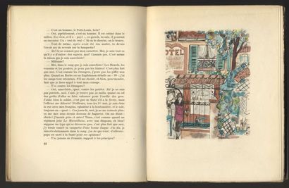 null [PROSTITUTION] COPY ENRICHED WITH AN ORIGINAL WATERCOLOR. Jean GALTIER-BOISSIÈRE...