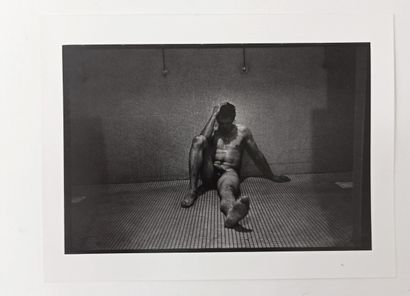 null MALE. James FOX (born 1935). After the Game, the Shower, ca. 1978. Vintage silver...
