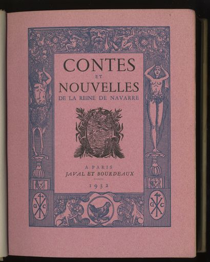 null Marguerite de NAVARRE - Chéri HÉROUARD. Contes et nouvelles de la reine de Navarre,...