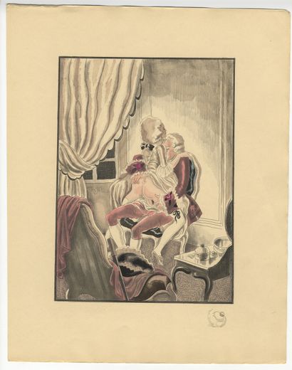 null [André COLLOT]. Memoirs of Casanova. Twenty etchings in color. Paris, [Paul...