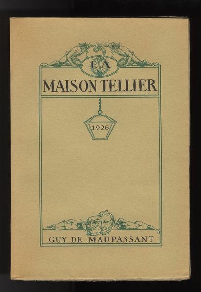 null Guy de MAUPASSANT - Alméry LOBEL-RICHE. La Maison Tellier. Javal et Bourdeaux,...