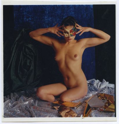 null 
UKRAINE. Yurii SOLOMOKO (né en 1962). . Nude study, 2002. 4 silver prints in...