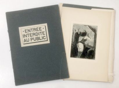 null [Marcel VERTÈS]. Entrance forbidden to the public. [Paris, Paul Cotinaud, circa...