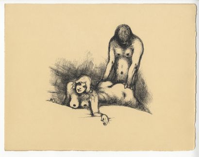 null [Frans de GEETERE]. Spasmes, not sold anywhere: "This collection of twelve etchings...