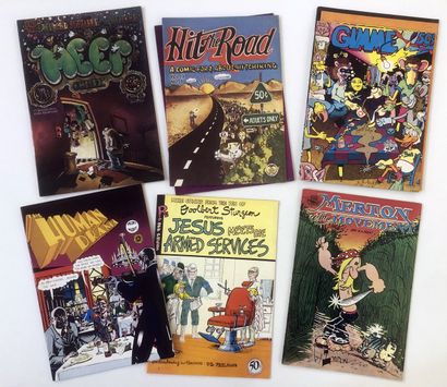 null COMIX. 46 Comix adults from G to N including Junkwaffel, Jesus, Mother oats,...